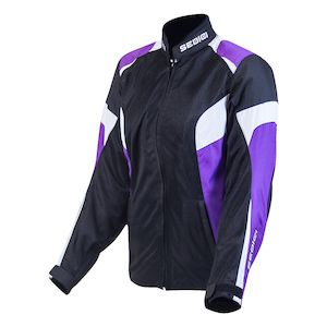black and purple jacket