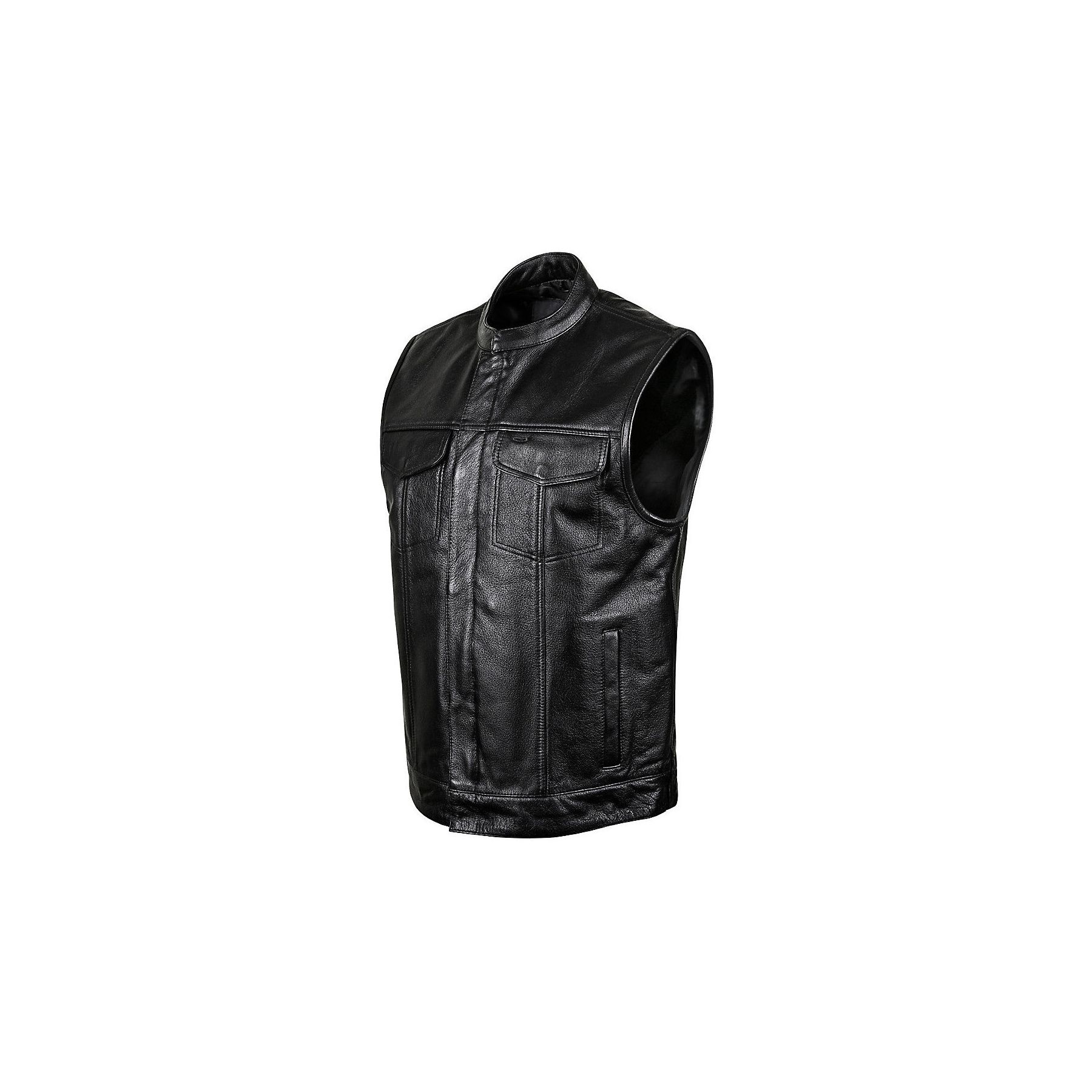 Street & Steel Redwood Leather Vest (3XL and 5XL)