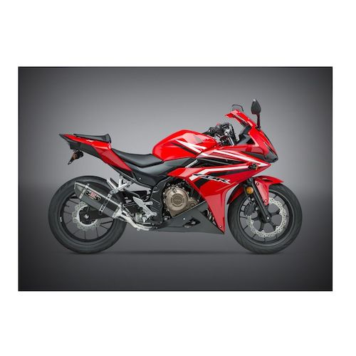 Yoshimura R77 Street SlipOn Exhaust Honda CBR500R 20162017 RevZilla