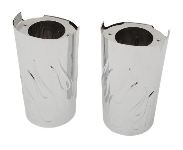 Drag Specialties Fork Slider Covers For Harley Touring 2014-2025 Stock Length