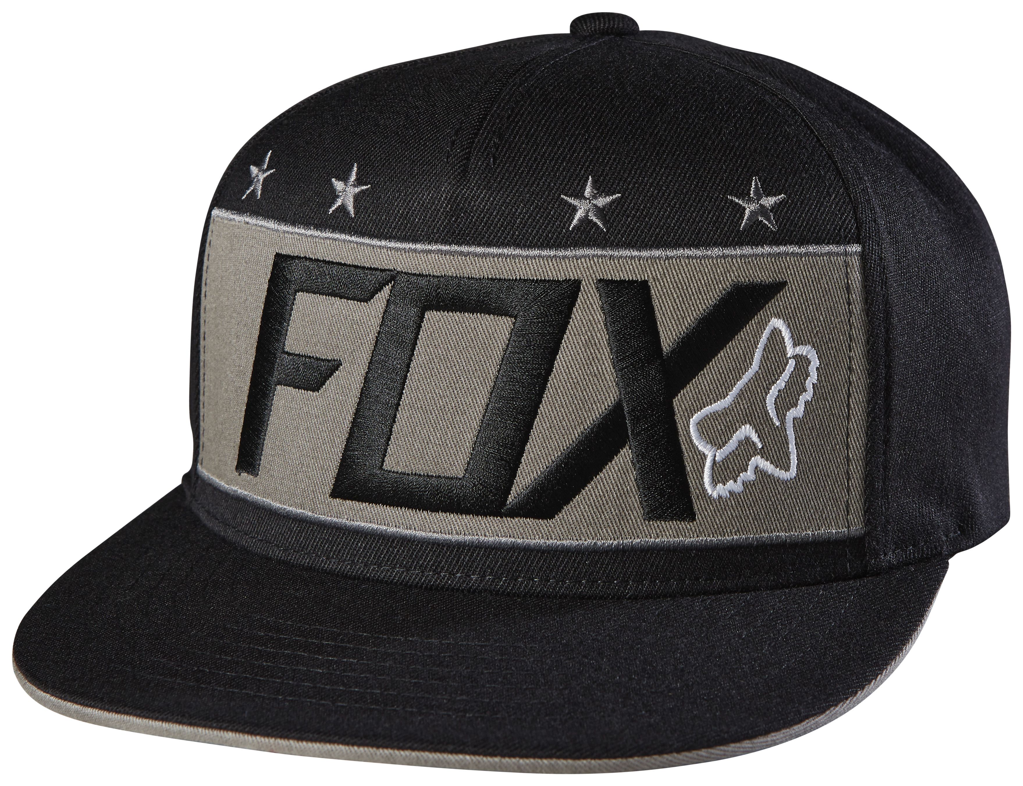 Fox Racing Red White And True Snapback Hat RevZilla