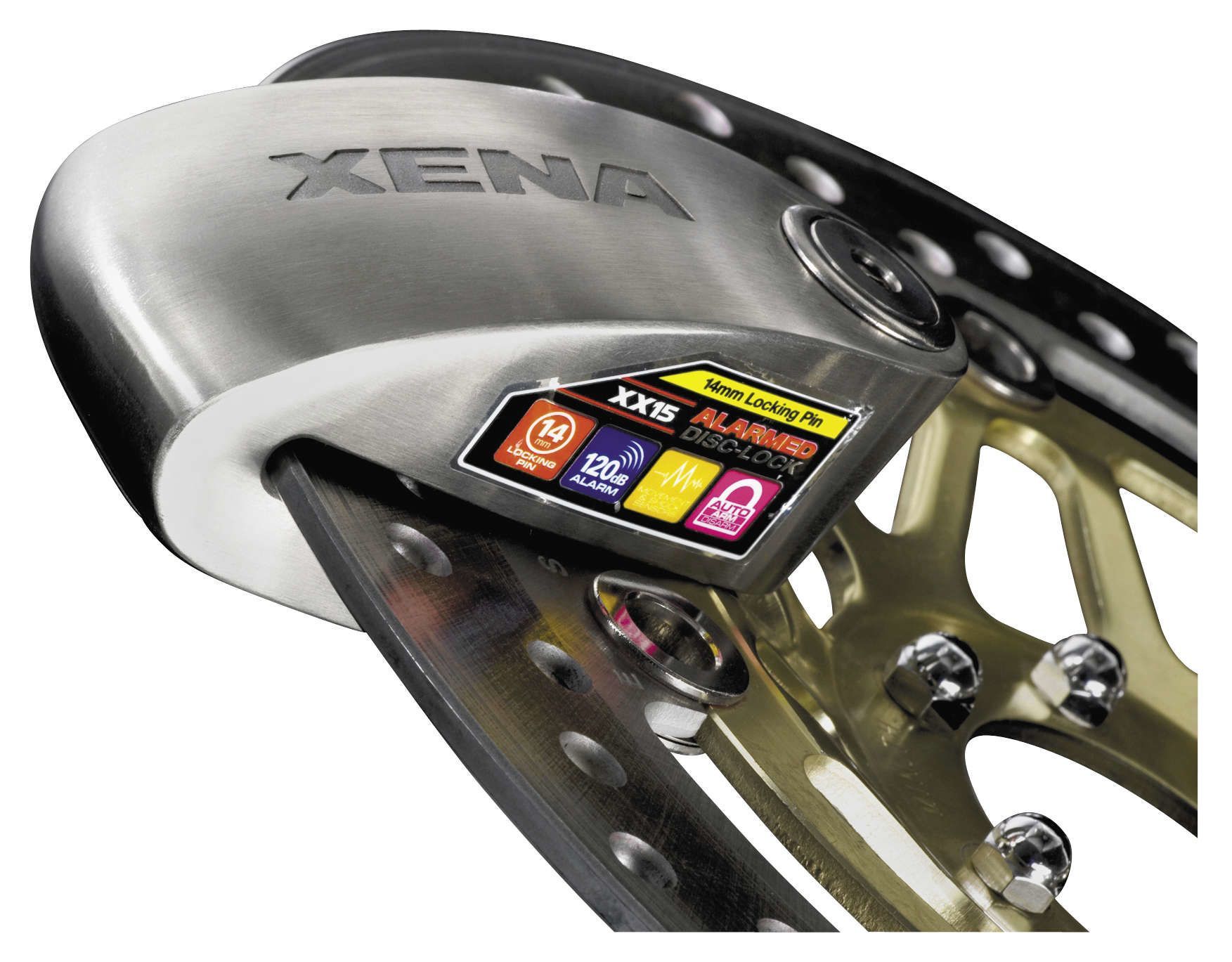 Xena XX15 Disc Lock with Alarm - RevZilla