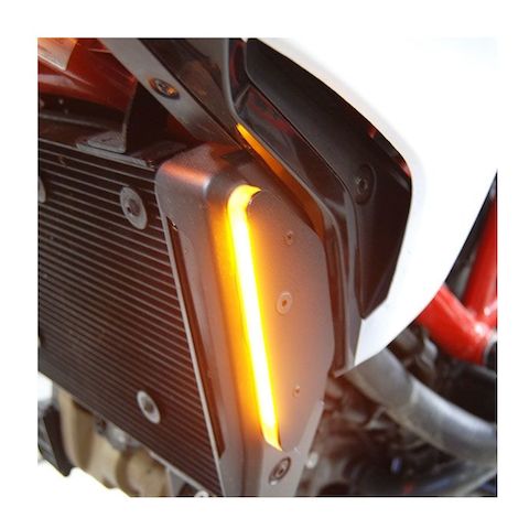 New Rage Cycles LED Front Turn Signals Ducati Hypermotard 821 / 939 / SP 2013-2018