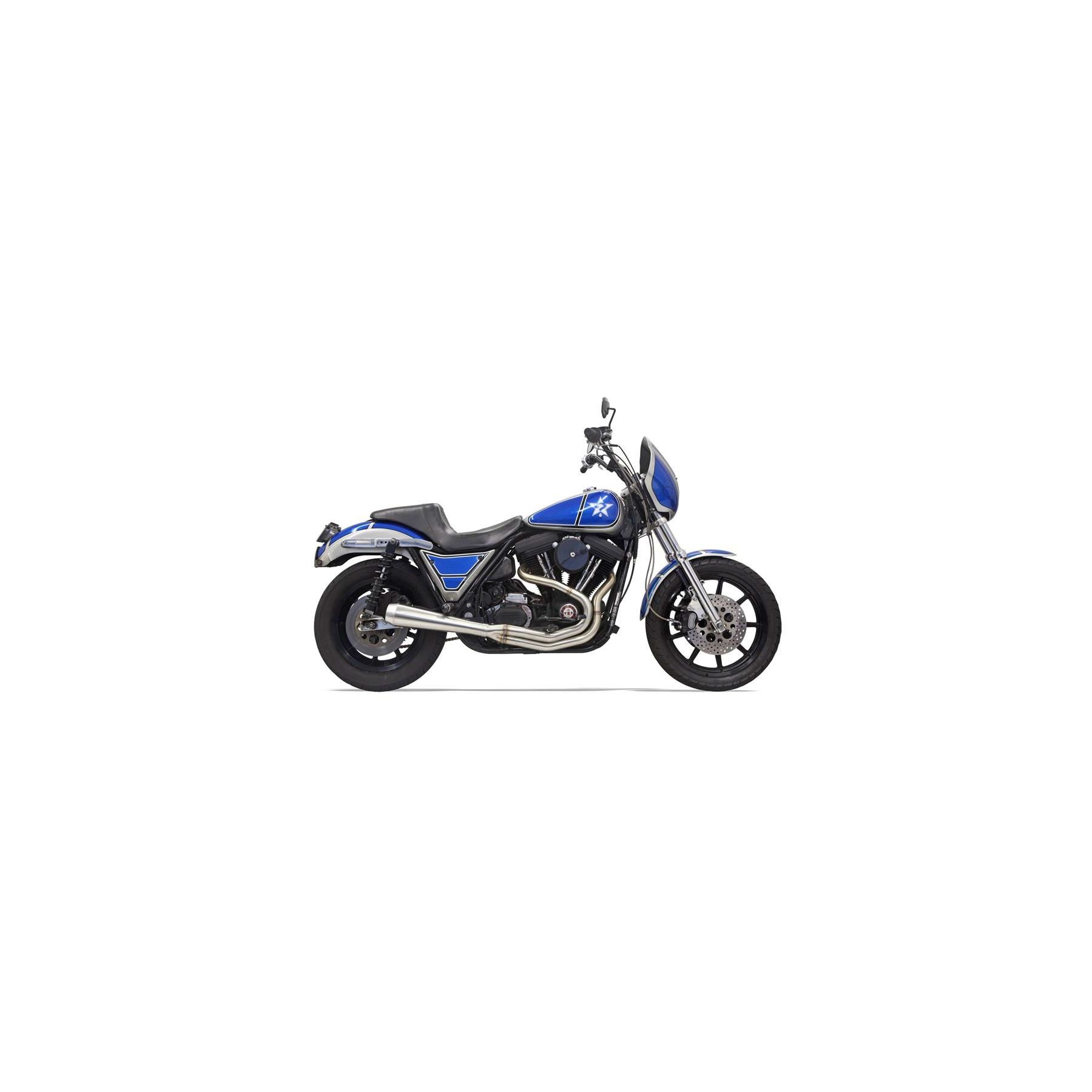 Bassani Road Rage III 2-Into-1 Exhaust For Harley FXR 1984-2000