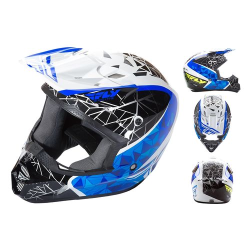Fly Racing Youth Kinetic Crux Helmet - RevZilla