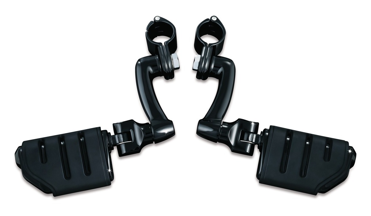 Kuryakyn Longhorn Offset Trident Dually Highway Pegs 1 1/4" Clamp
