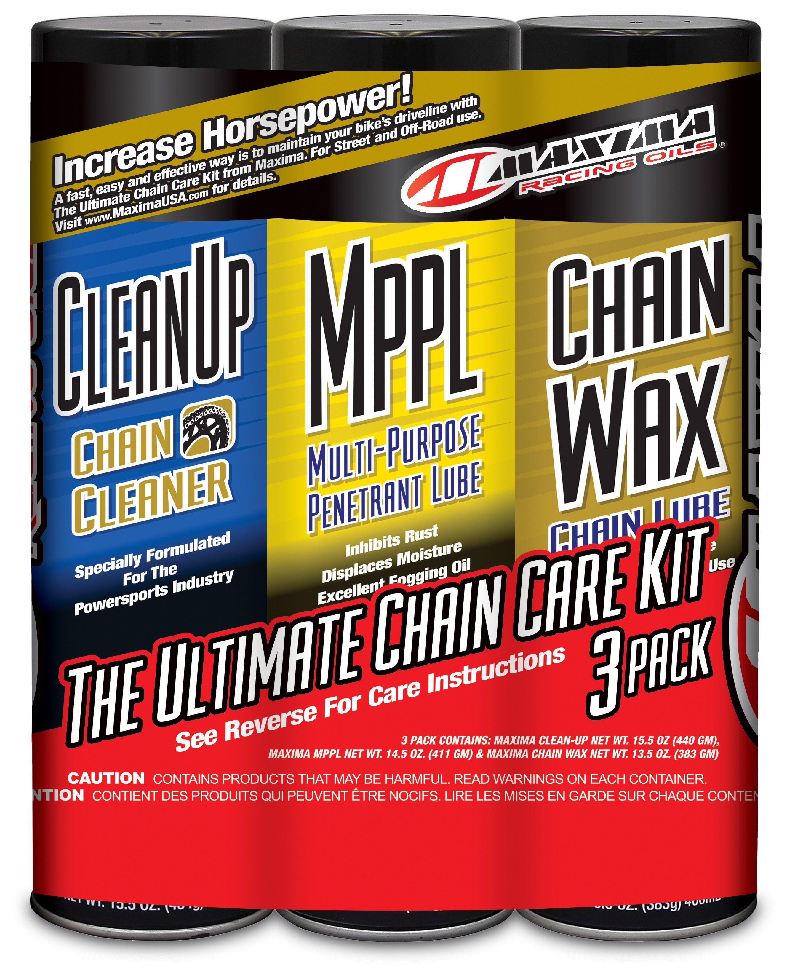 Maxima Chain Care Kit With Chain Wax RevZilla