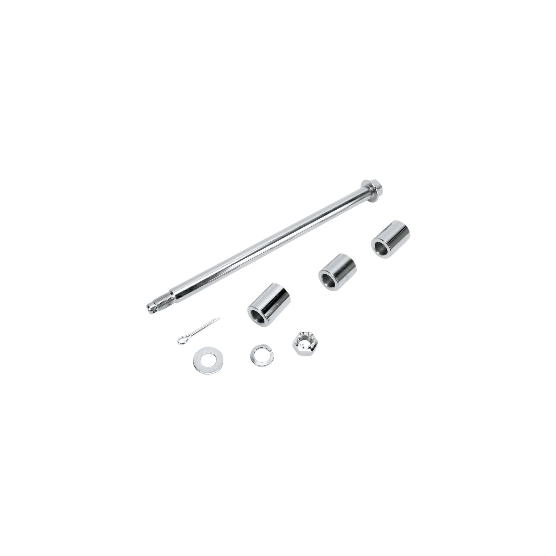 Drag Specialties Chrome Rear Axle Kit For Harley Dyna 2000-2005