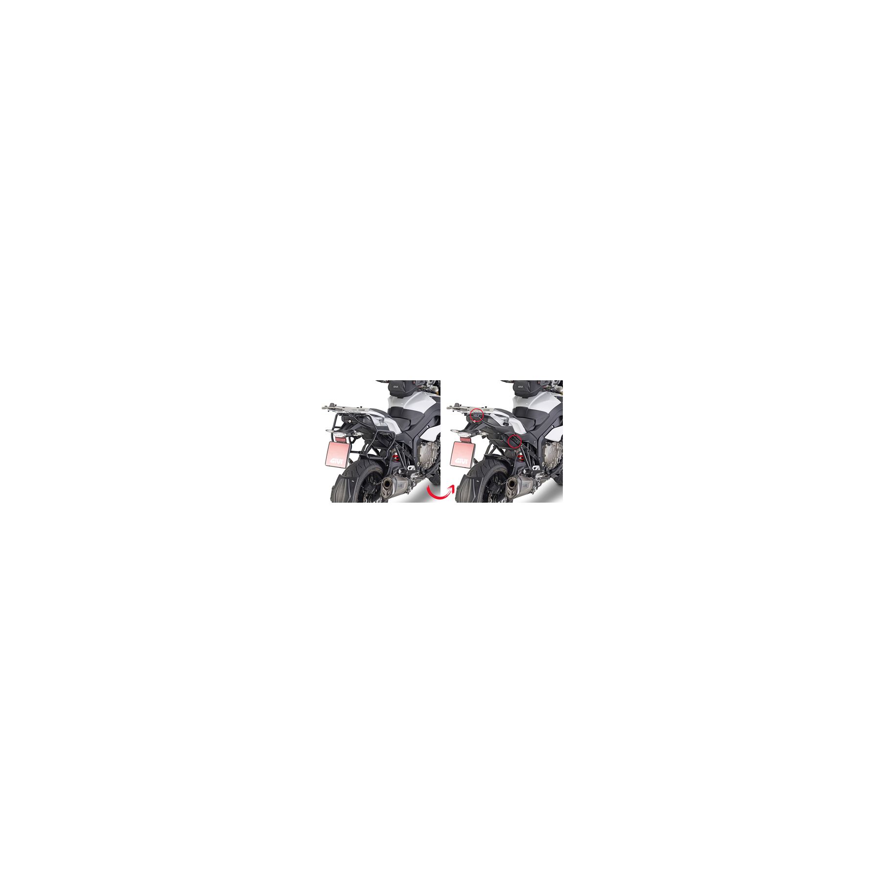 Givi PLXR5119 Rapid Release V35 / V37 Side Case Racks BMW S1000XR 2015