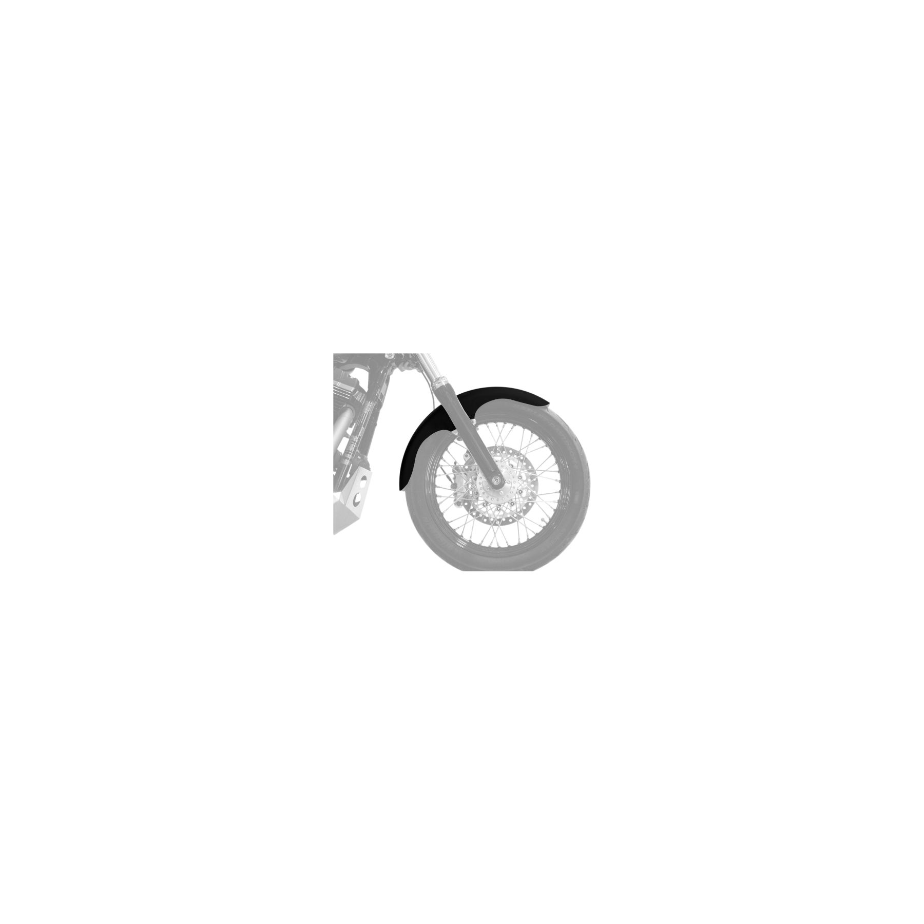 Klock Werks Klub Tire Hugger Series Front Fender Fit Kit For Harley Dy