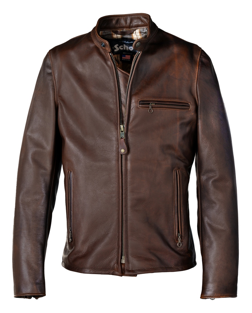 Schott 530 Cafe Racer Jacket - RevZilla