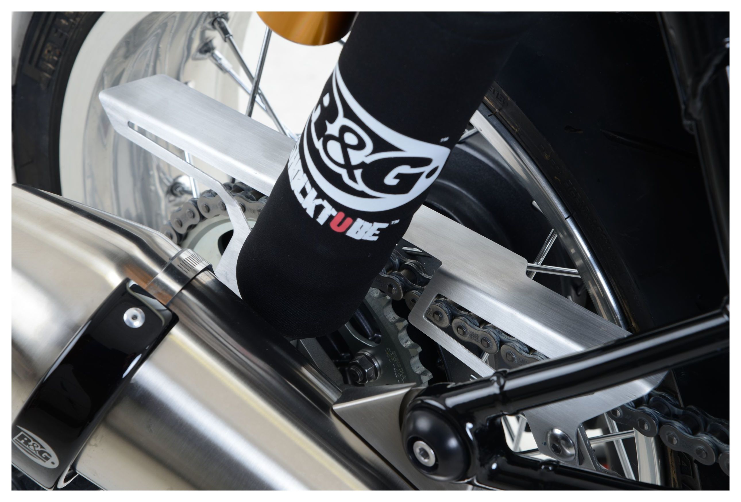 R&G Racing Chain Guard Triumph Thruxton 1200 / R 2016-2020 - RevZilla