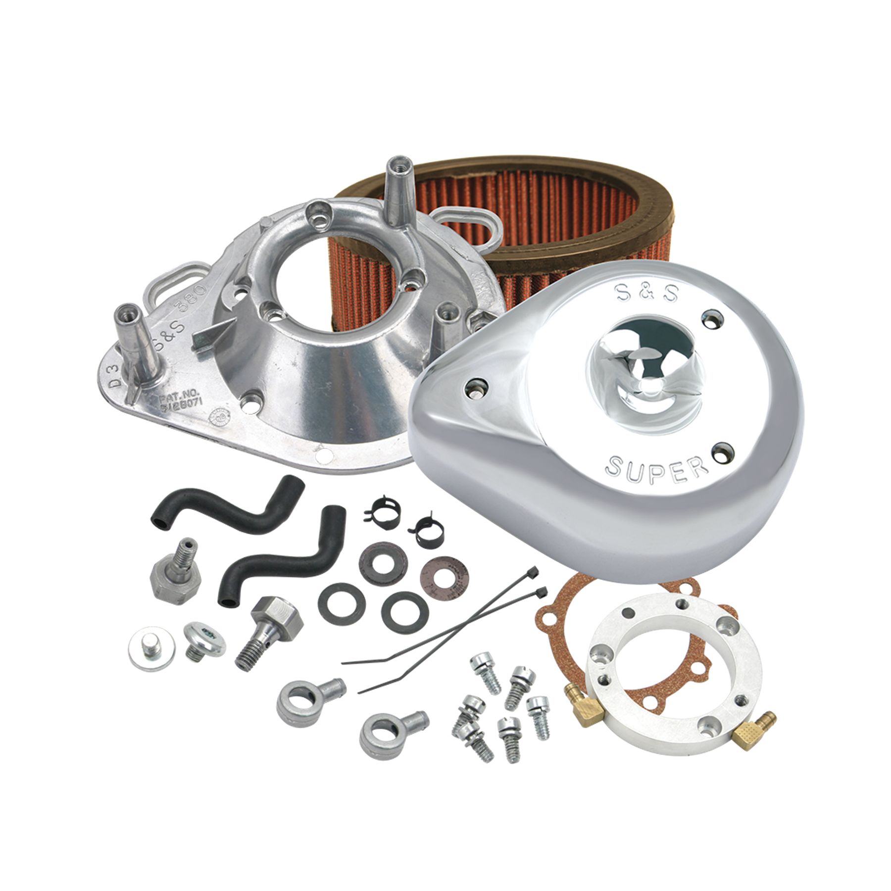 S&S Cycle Teardrop Air Cleaner Kit For Harley EFI Big Twin 2001-2017