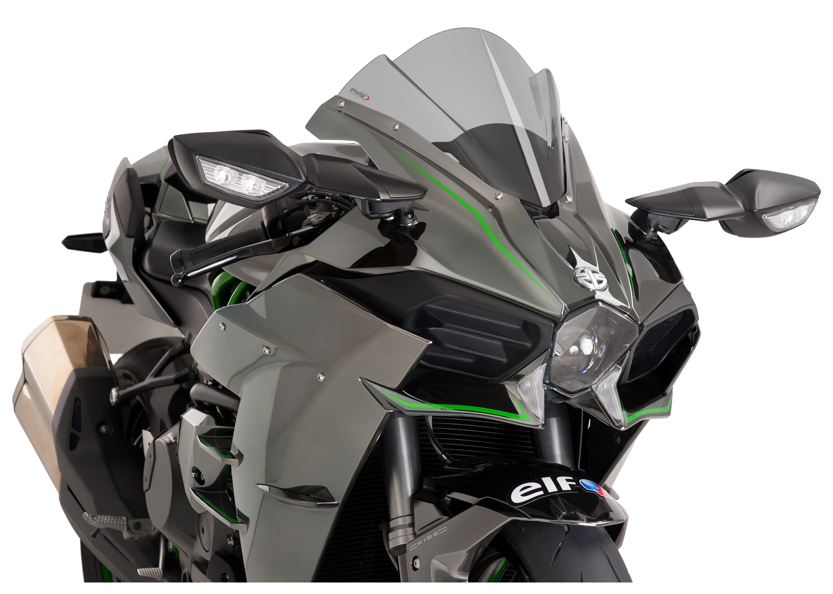 Puig Z-Racing Windscreen Kawasaki H2 2015-2022 - RevZilla
