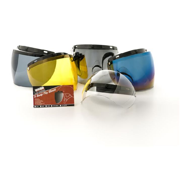 Echo 3-Snap Flip-Up Visor Shield N/A