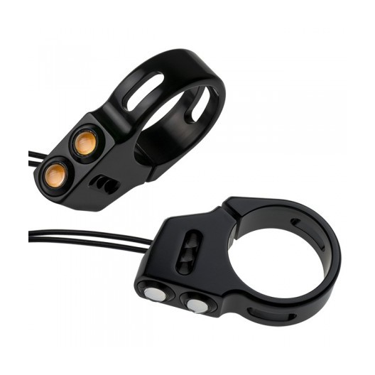 Joker Machine LED Rat Eye Front Fork Turn Signals 49MM