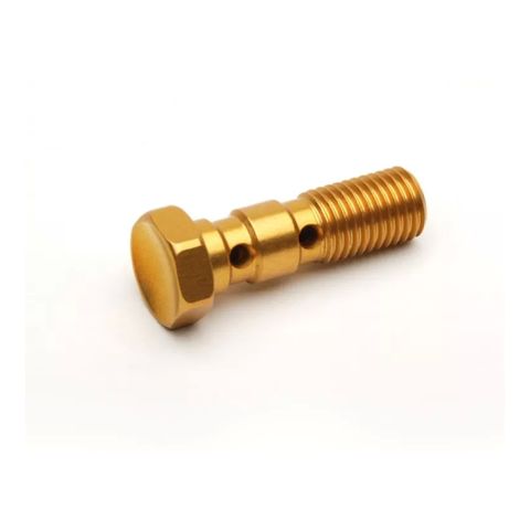 Spiegler Anodized Aluminum Double Banjo Bolt