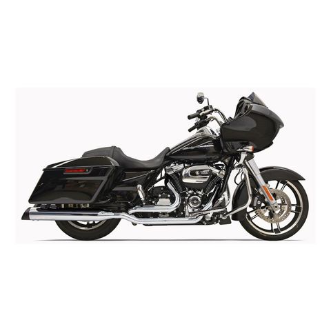 Bassani True Dual Down Under Headers For Harley Touring 2017-2026