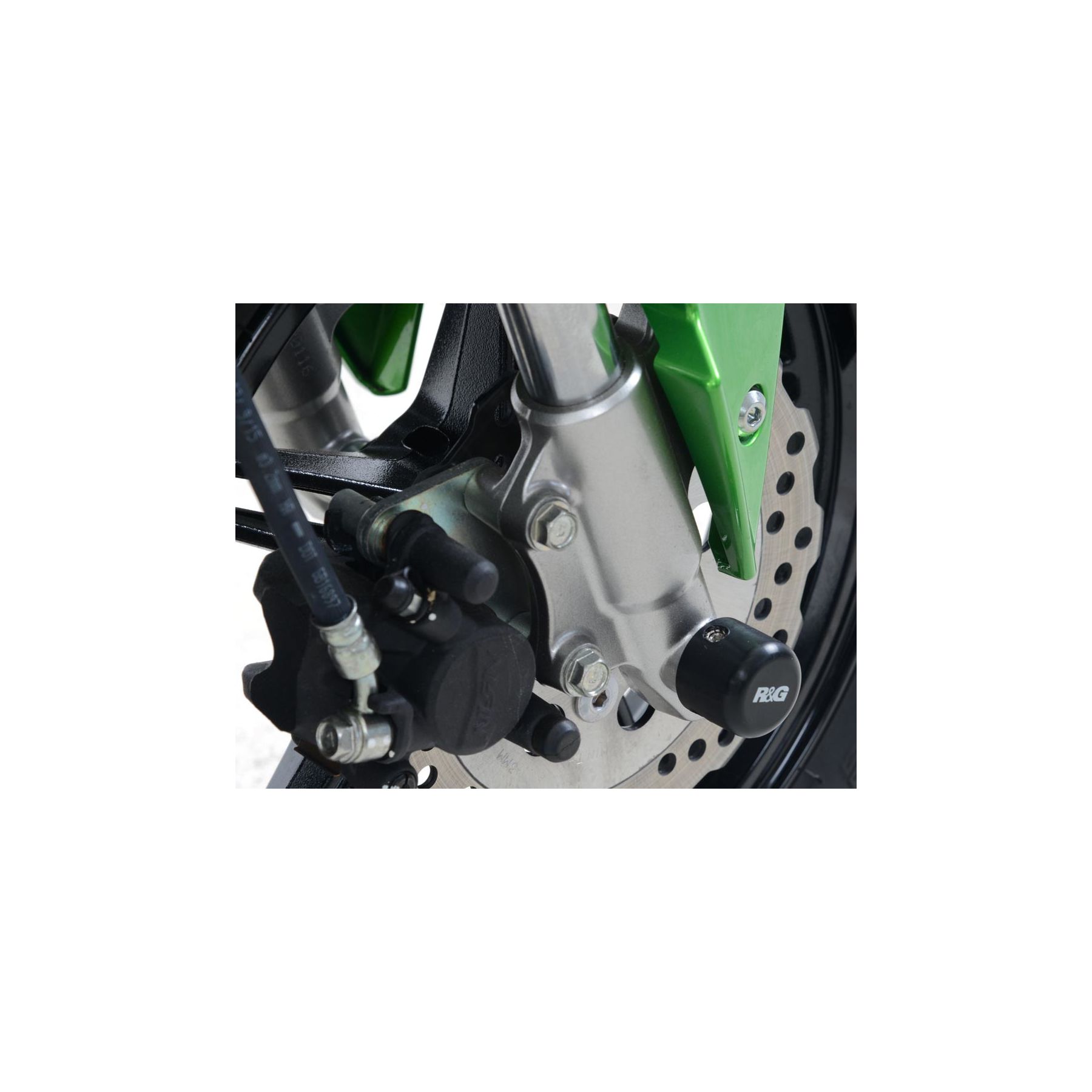 R&G Racing Front Axle Sliders Kawasaki Z125 Pro 2017-2025