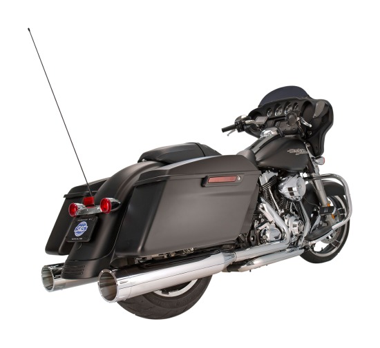 S&S Cycle 4.5" MK45 Tracer Slip-On Mufflers For Harley Touring 1995-2016 N/A