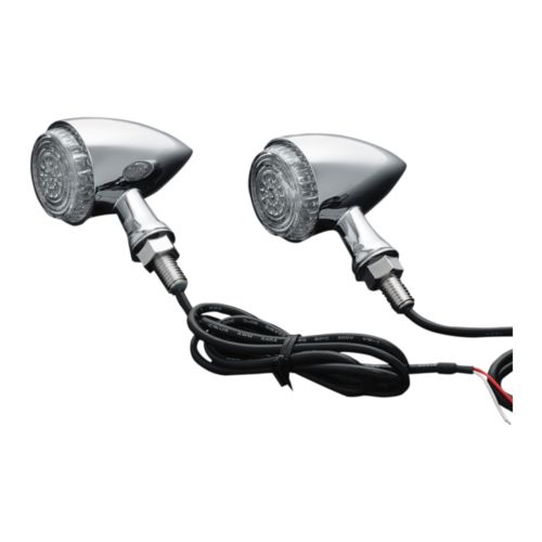 Kuryakyn LED Torpedo Turn Signal Indicator Lights RevZilla