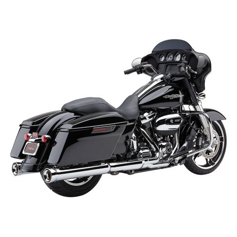 Cobra 4" NH Slip-On Mufflers For Harley Touring 2017-2025