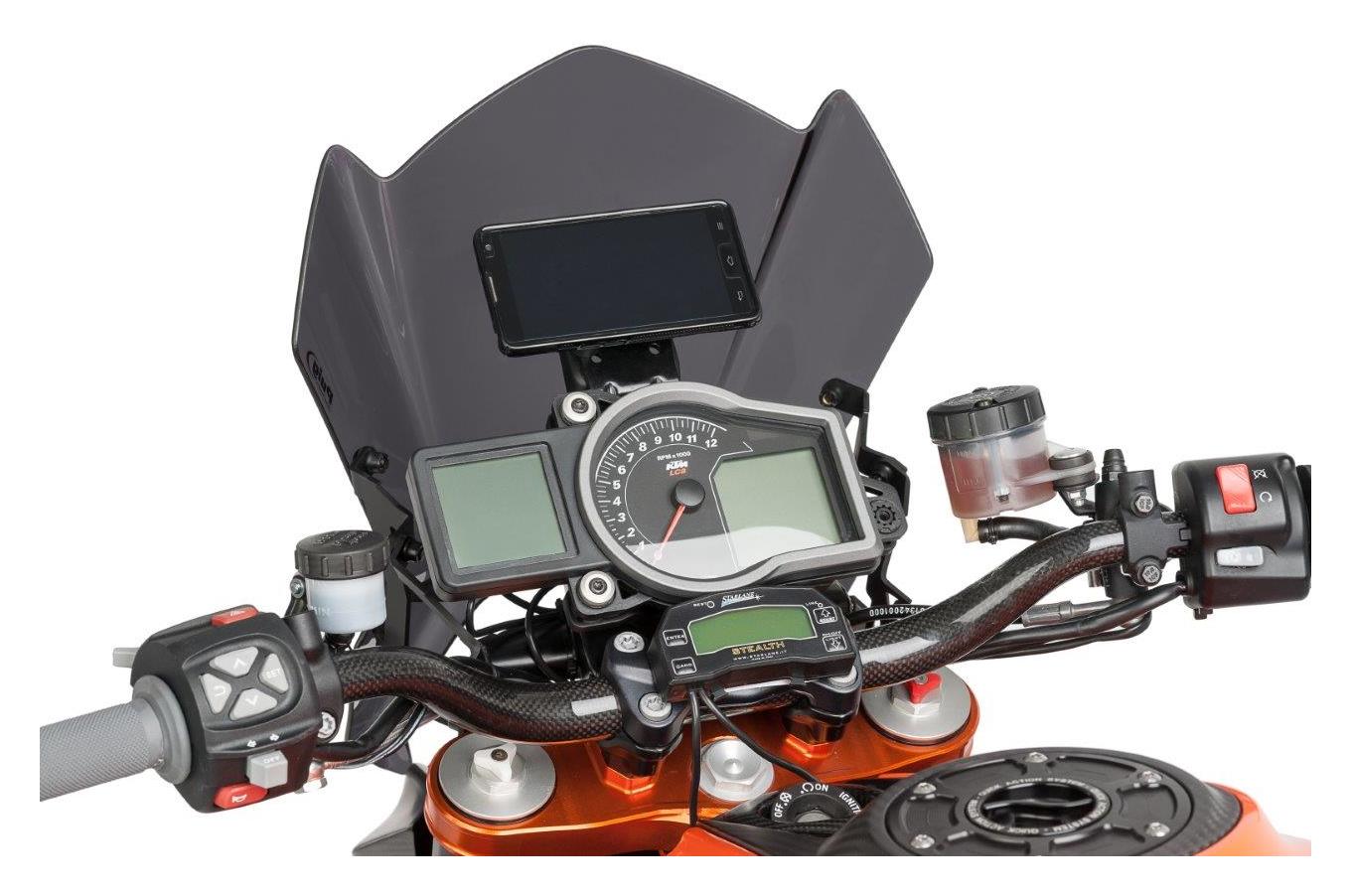 Puig Naked New Generation Windscreen KTM 1290 Super Duke R 2014-2016 Compatible With GPS Mount