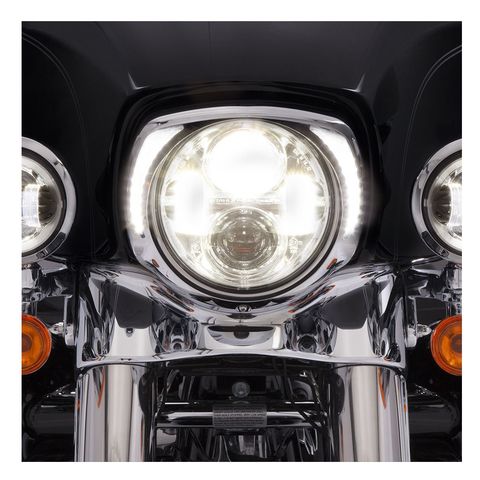 Ciro Fang LED Headlight Bezel For Harley Touring