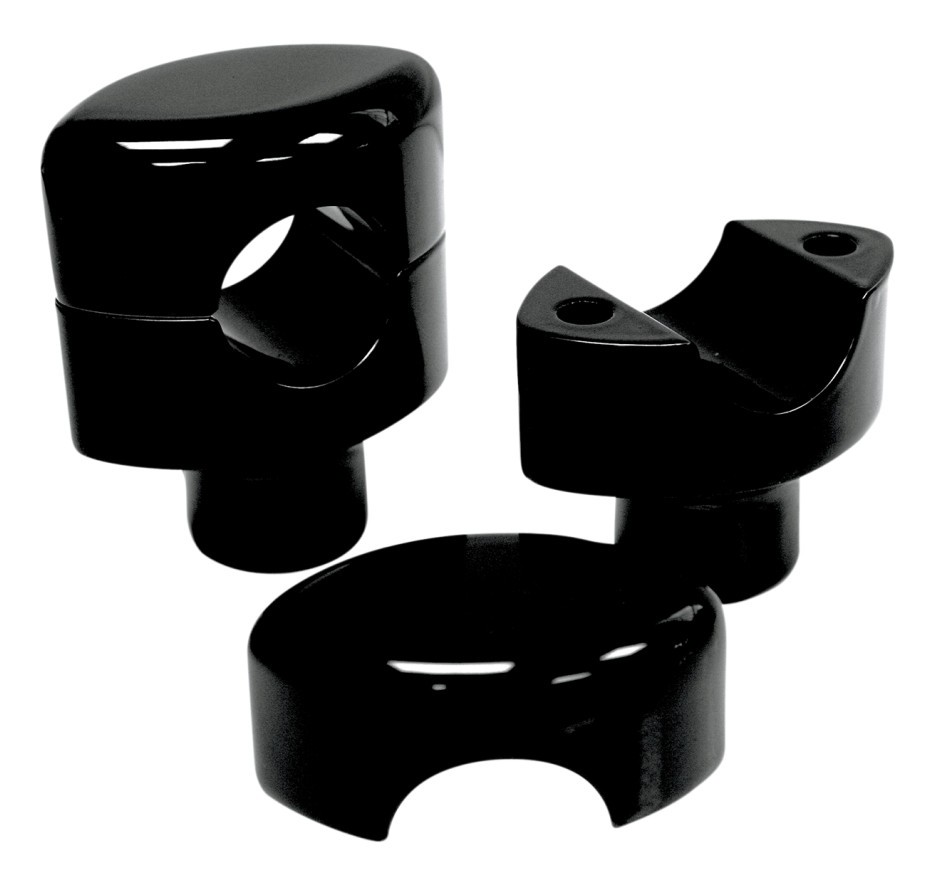 LA Choppers Smooth Handlebar Risers For Harley With 1 1/4" Bars 10