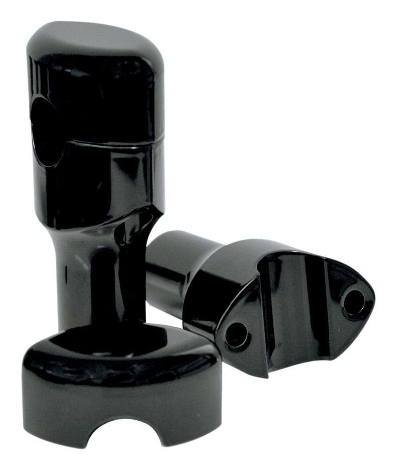 LA Choppers Smooth Handlebar Risers For Harley With 1 1/4" Bars 3"