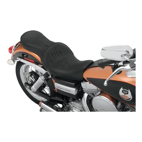 Drag Specialties Backrest Compatible Low Profile Touring Seat For Harley
