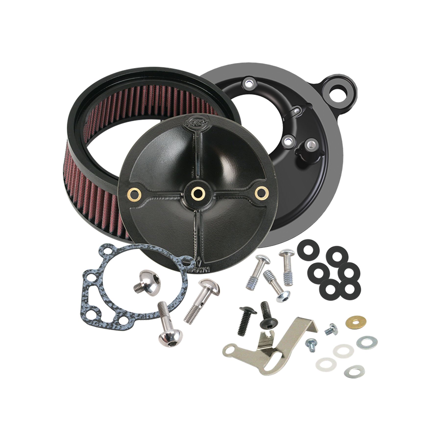 S&S Cycle Stealth Air Cleaner Kit For Shorty Super E / G Carburetor Fo