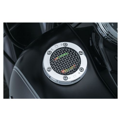 Kuryakyn Mesh Led Fuel Battery Gauge Gas Cap For Harley 19882018