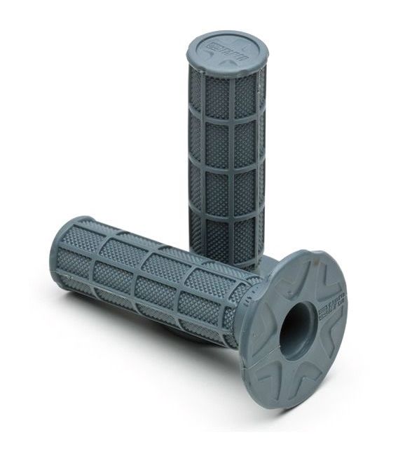 Pro Taper Single Density Full Waffle Grips Medium/Dark Grey