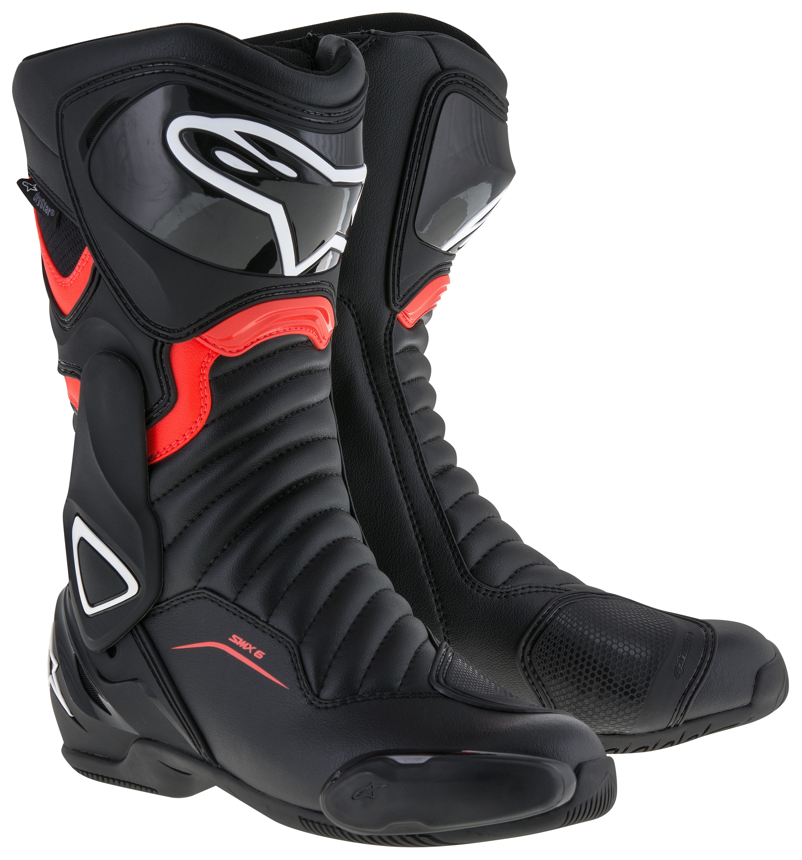 Alpinestars SMX 6 V2 Drystar Boots - Black/Red - 43