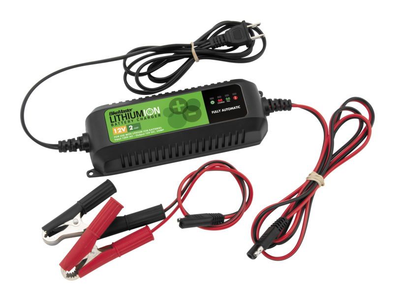 BikeMaster Lithium Ion Battery Charger / Maintainer RevZilla
