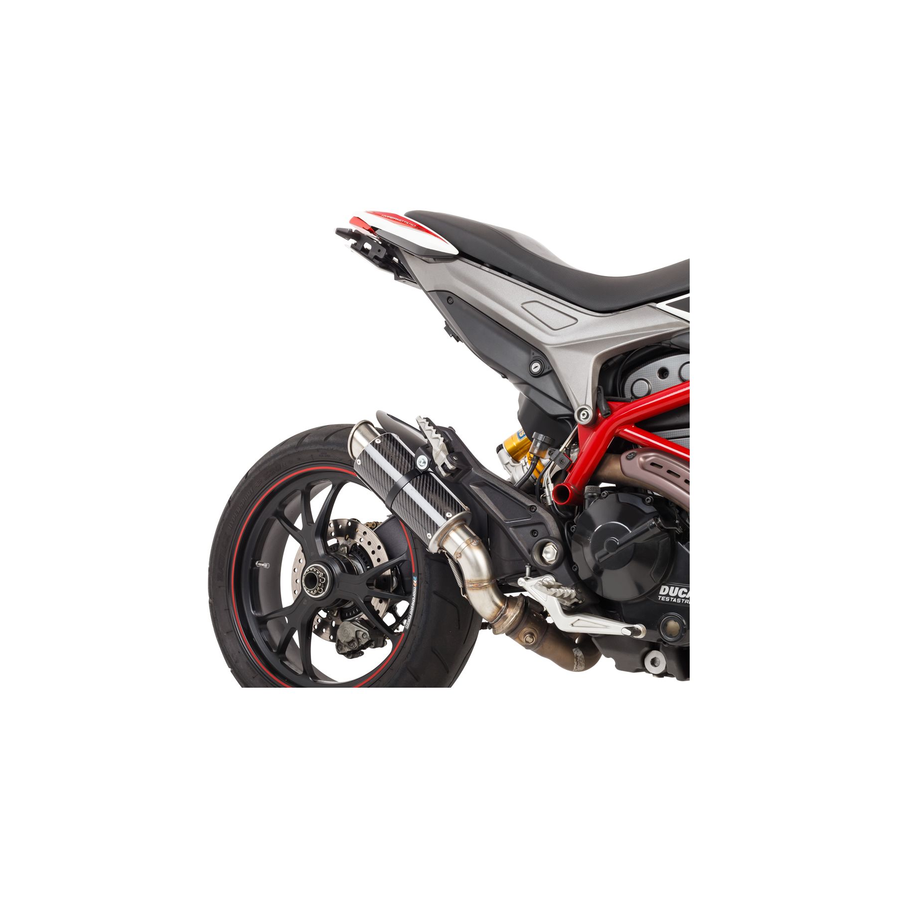 Hotbodies Racing MGP Slip-On Exhaust Ducati Hypermotard 2013-2015