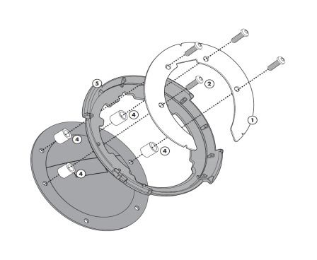 Givi Tanklock Bike Specific Flange Ducati Monster / SuperSport
