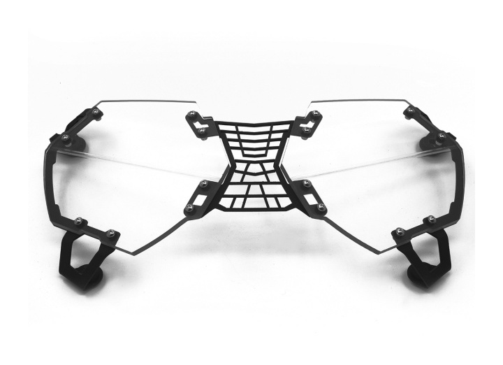 AltRider Lexan Headlight Guard Kit Triumph Tiger 800 20112017 RevZilla