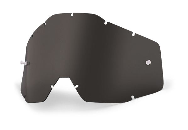100% Racecraft / Accuri / Strata Replacement Goggle Lens Dark Smoke