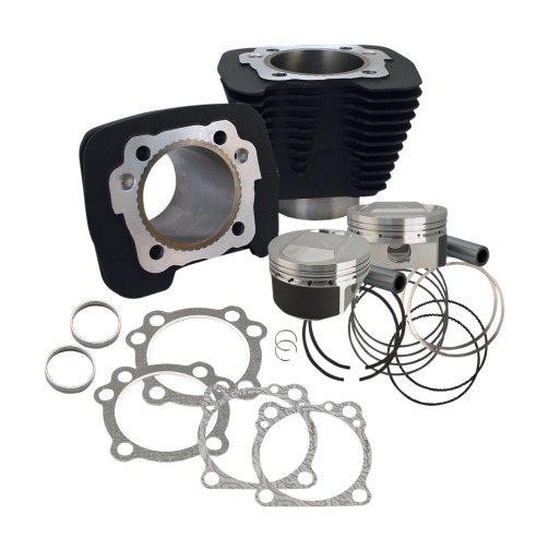 S&S Cycle 1250 Big Bore Kit For Harley Sportster 1986-2022 11.2:1 Compression Ratio