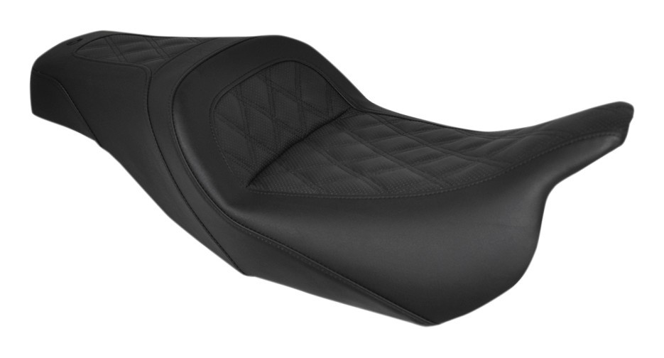 Saddlemen Slim LS Lattice Stitch Seat For Harley Touring 2008-2025
