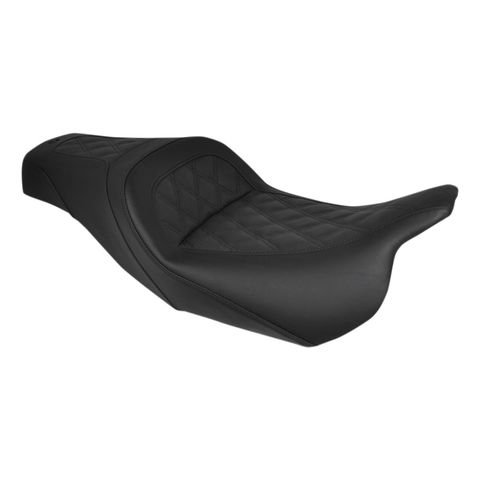 Saddlemen Slim LS Lattice Stitch Seat For Harley Touring 2008-2025