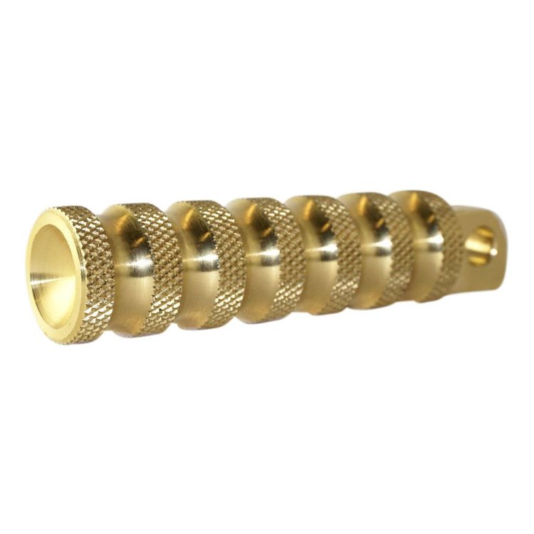 Brass Balls Cycles Ribbed Foot Pegs For Harley RevZilla
