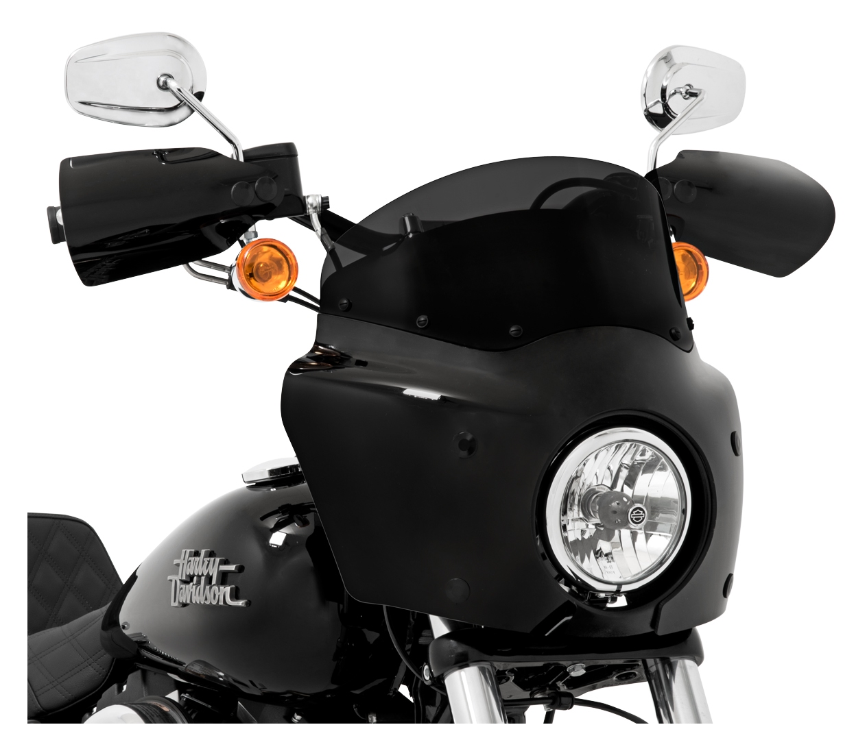 Memphis Shades Road Warrior Windshield For Harley Dyna 20062017 RevZilla
