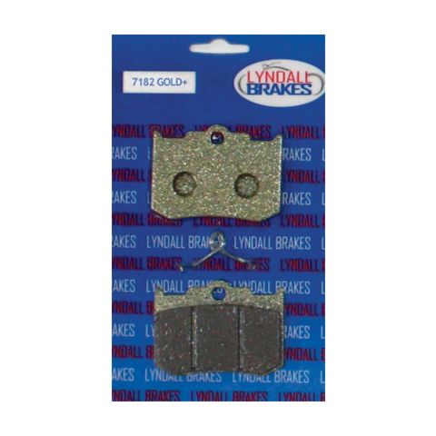 Lyndall Brakes Gold-Plus Brake Pads For Performance Machine 4-Piston Calipers