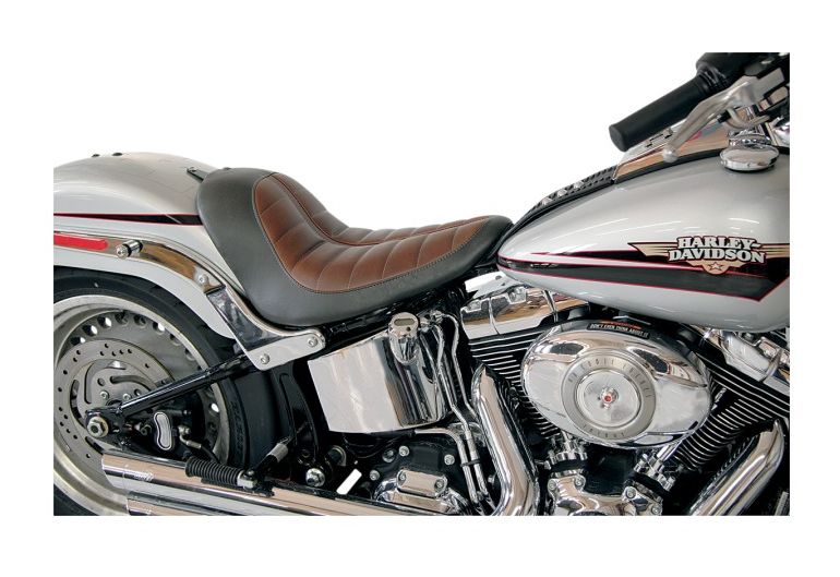 Roland Sands Enzo Solo Seat For Harley - RevZilla