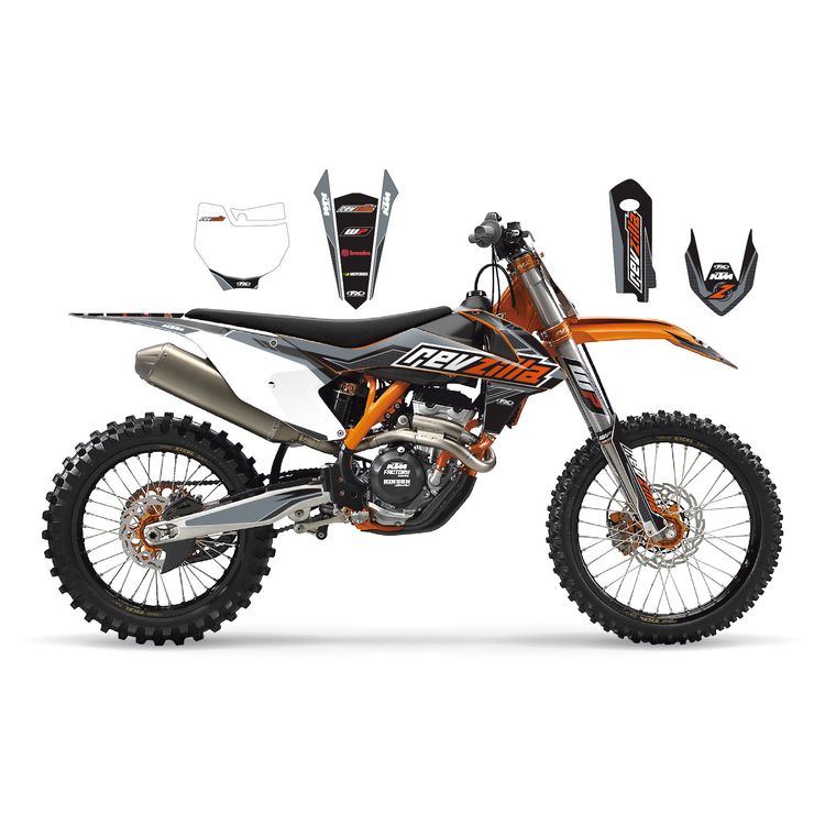 Factory Effex Complete RevZilla Graphics Kit KTM 125cc-450cc 2013-2016