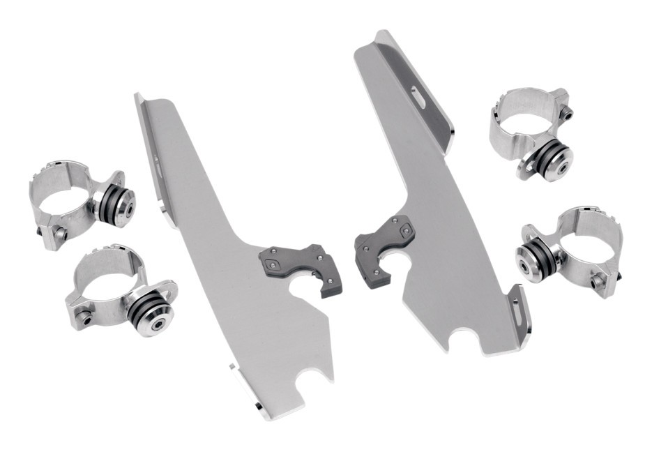 Memphis Shades Fats / Slim / Batwing Trigger-Lock Mount Kit For Harley Wide Glide / Softail 1980-2010 N/A