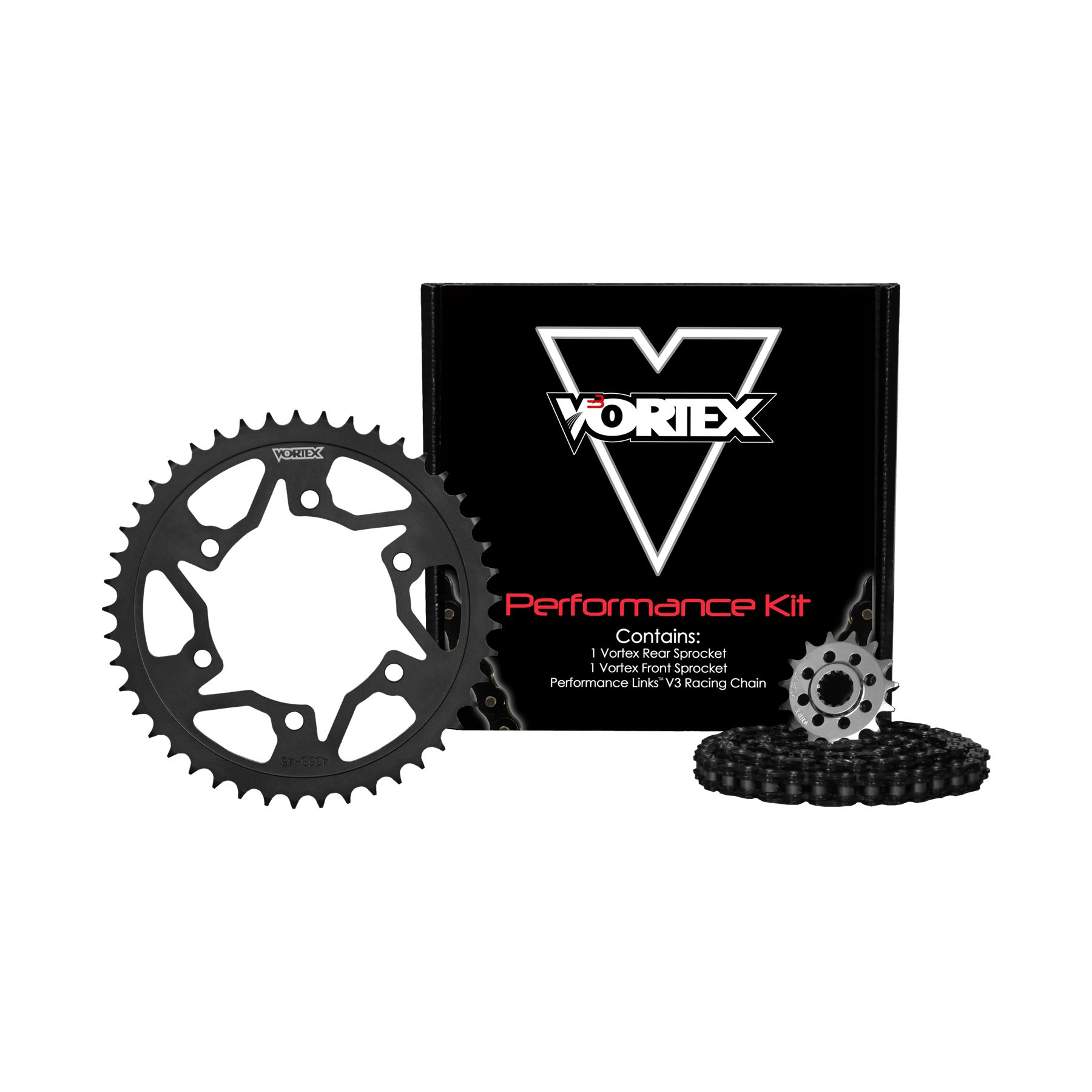 Vortex V3 WSS Chain And Sprocket Kit Kawasaki ZX9R 1998-2001